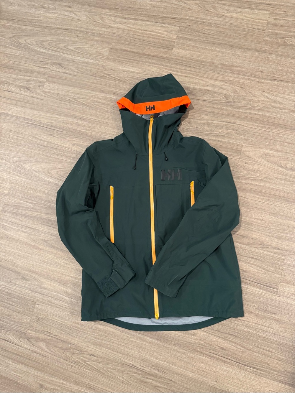 Helly Hansen Men's ULLR Forest Green Shell Ski Jacket
